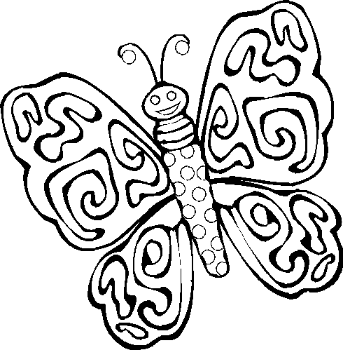 Super Enjoy these butterfly coloring pages. Scroll down to read ...