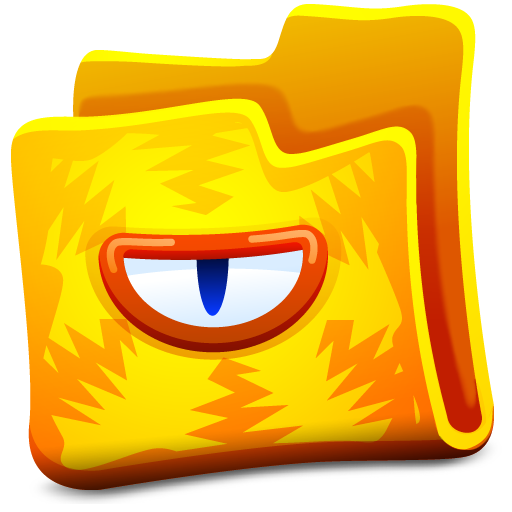 Yellow folder Icon | Creature Folders Iconset | Fast Icon Design