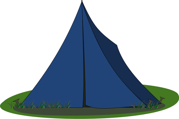 Blue Ridge Tent Clipart, vector clip art online, royalty free ...