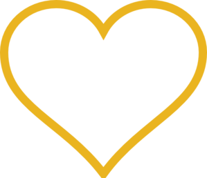 Gold Heart clip art - vector clip art online, royalty free ...