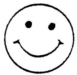 Happy Face Outline - ClipArt Best