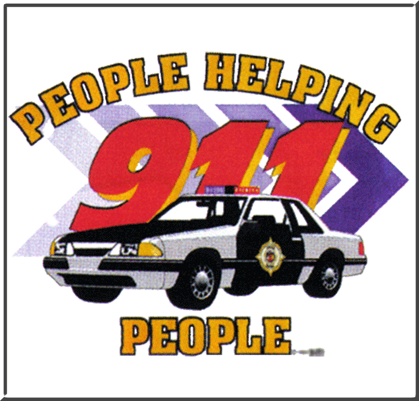 911 People Helping Police Car Sweatshirt s XL 2X 3X 4X