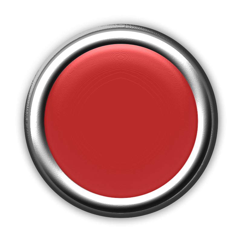 Clipart - Red Button with Internal Light Turned Off