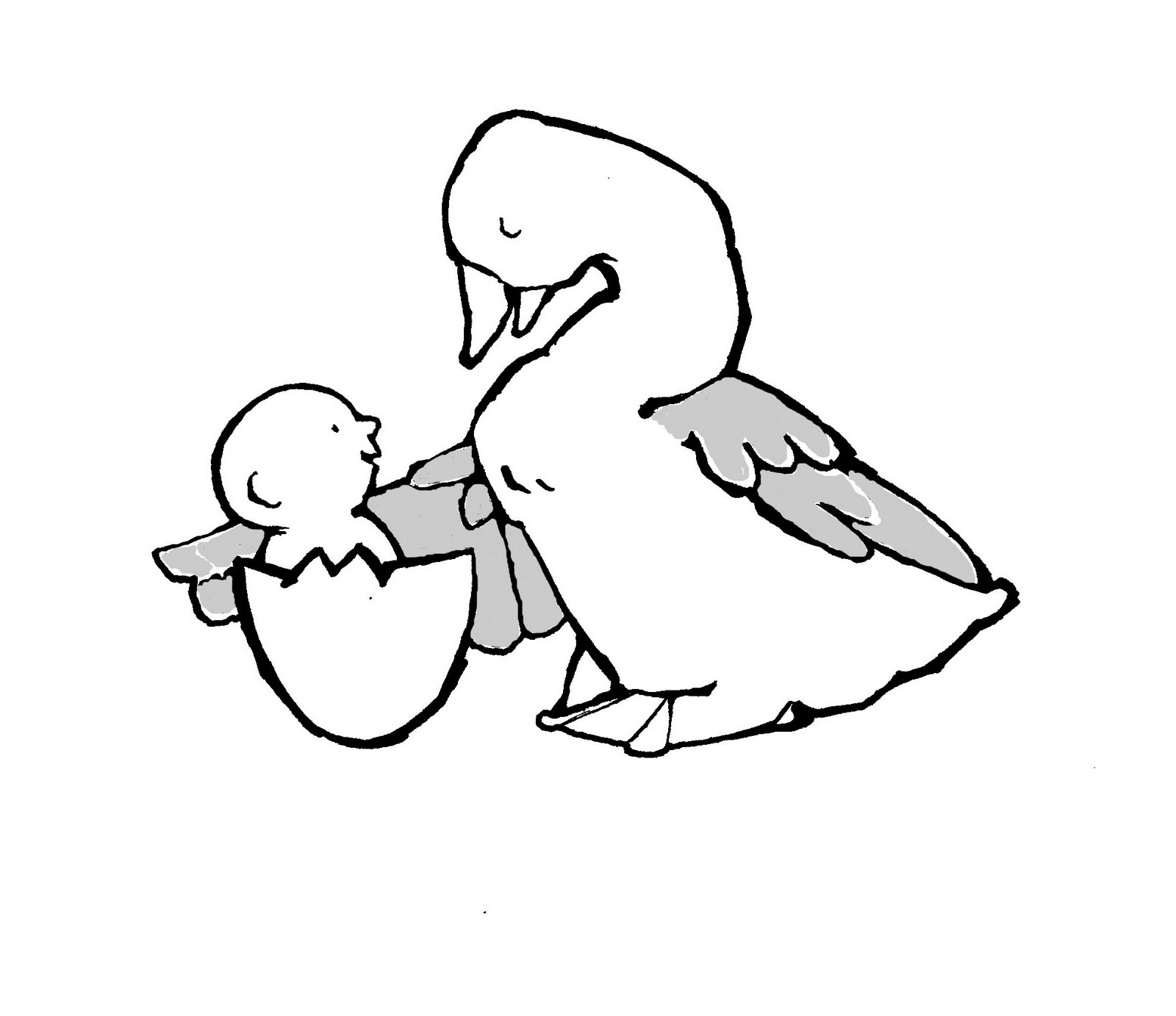 clip art of mother goose - photo #22