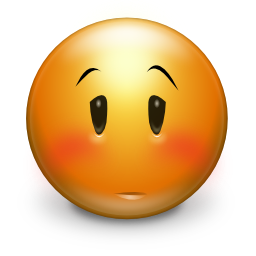 Embarrassed emoticons free icon (No.2371) - psd100.