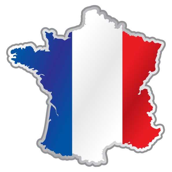 Country of France outline t-