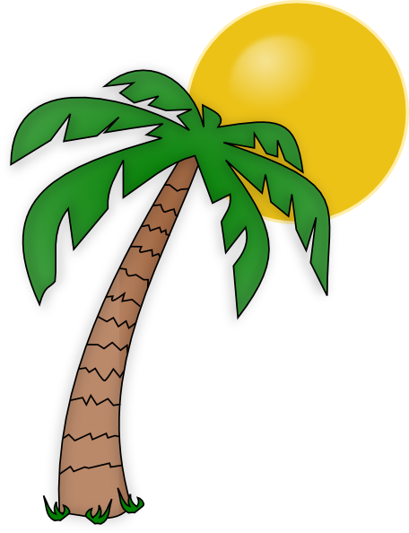 Palm Tree Clip Art clip art - vector clip art online, royalty free ...