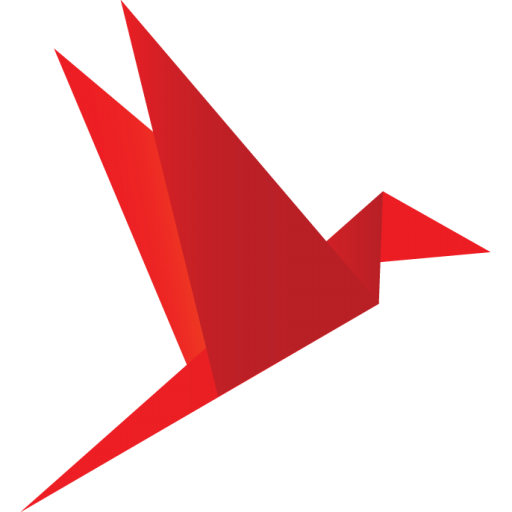 Bird red Icon | Origami Birds Iconset | jozef89