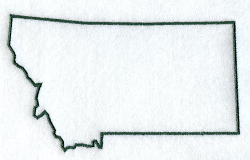Montana State Outline - ClipArt Best