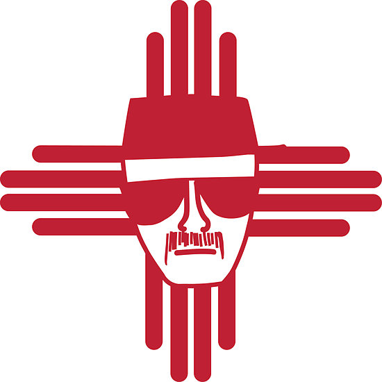 Heisenberg Zia Symbol New Mexico Flag" by mikebriones | Redbubble