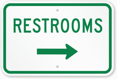 Printable Restroom Signs Clipart - Free to use Clip Art Resource