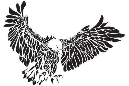 Mexican Eagle Tribal Tattoo | Free Download Clip Art | Free Clip ...