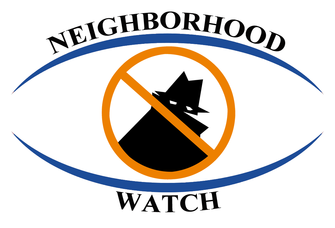 Neighborhood watch logo clipart