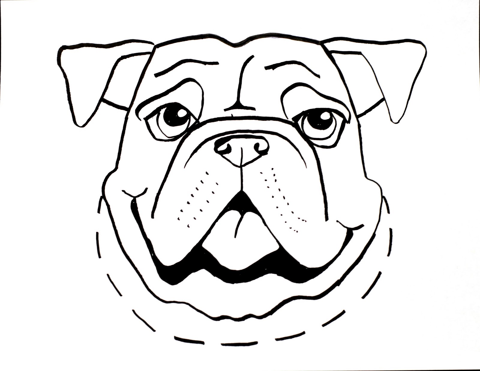 Simple Line Drawings For Kids Clipart Best - Litle Pups