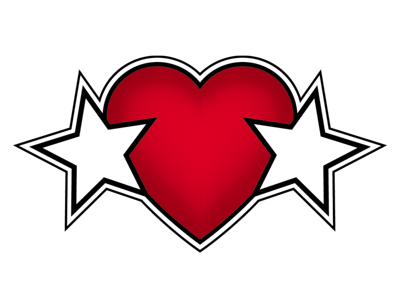 free clip art hearts and stars - photo #12