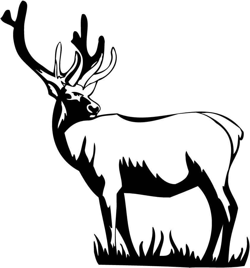 Buck clip art european mount deer skull clip art deer track clip ...