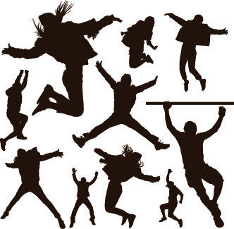 Free vector people running silhouette free vector download (10,438 ...