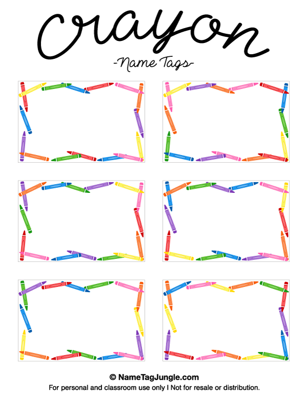 Single Crayon Template ClipArt Best