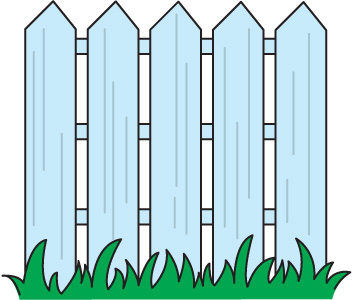 Picket Fence Clipart