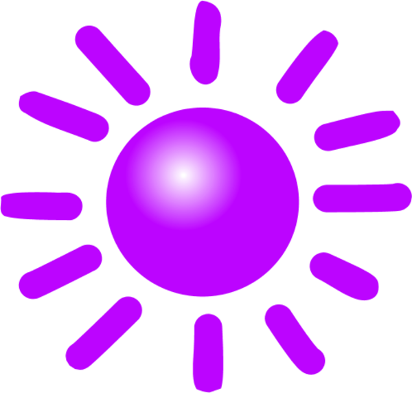 Weather Symbols Sun - vector Clip Art