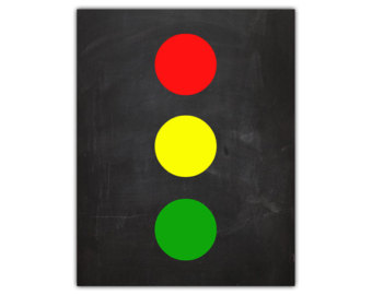 Traffic light sign | Etsy