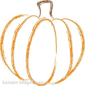 Pumpkin drawing clipart