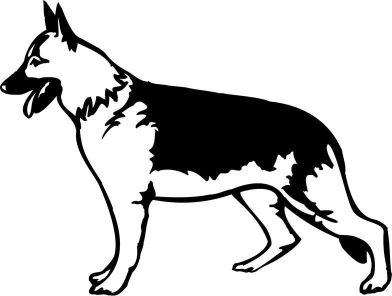 clipart german shepherd dog - photo #10