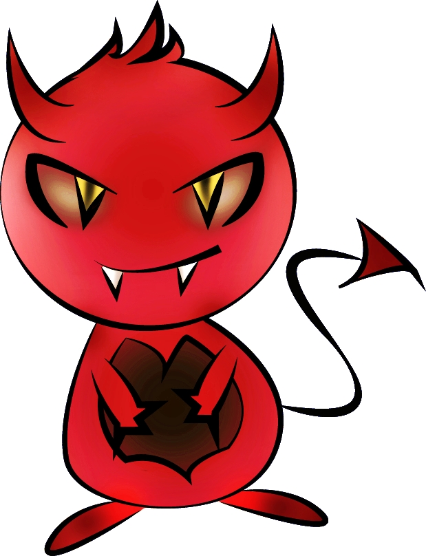 funny devil clipart - photo #14