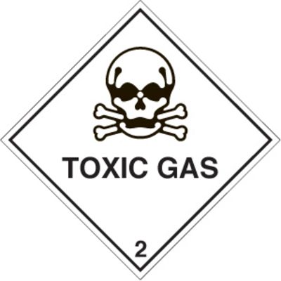 4508 - Hazchem Signs & Labels - Toxic gas diamond