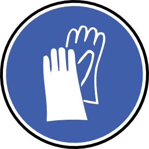 Wear Gloves clip art - vector clip art online, royalty free ...