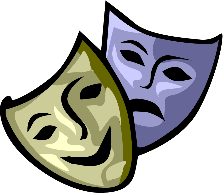 Drama Mask Template