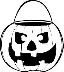 Free Halloween Images - Jack-o-lanternes - Pumpkins 9 - Free Clipart