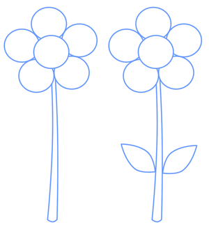 Simple Cartoon Flower