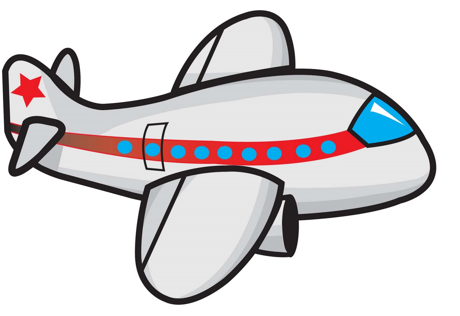 clipart airplane top - photo #25