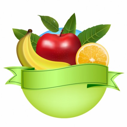 Fresh fruit banner Free vector in Adobe Illustrator ai ( .AI ...