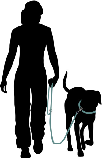 clipart man walking dog - photo #32