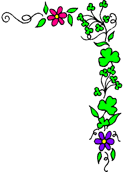 clipart flower corner border - photo #16