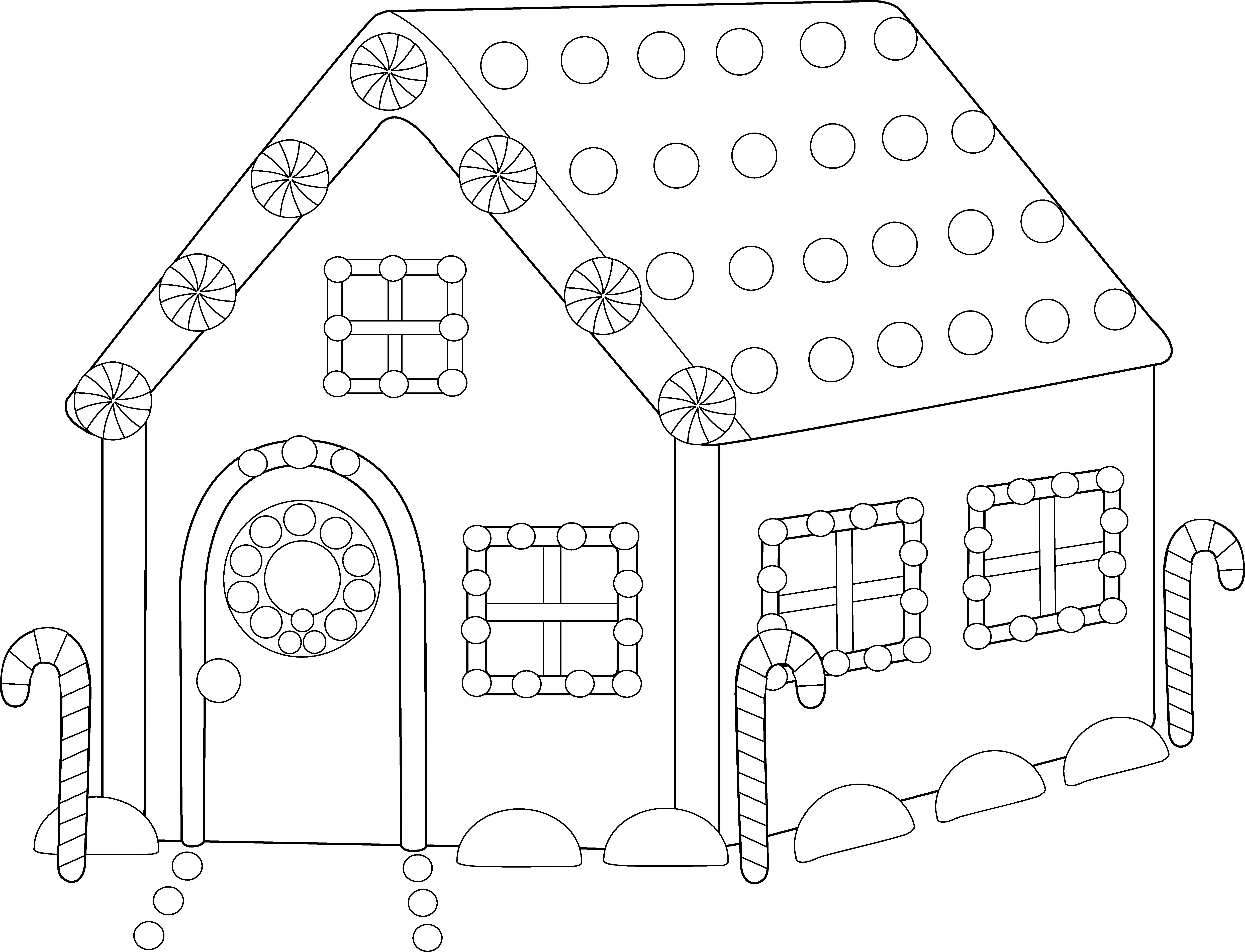 gingerbread-house-outline-clipart-best