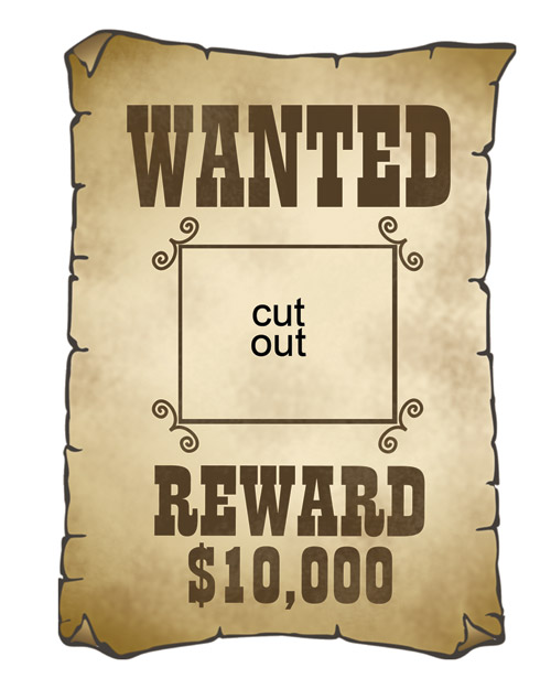 wanted clipart