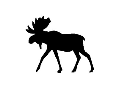 Moose silhouette clip art free