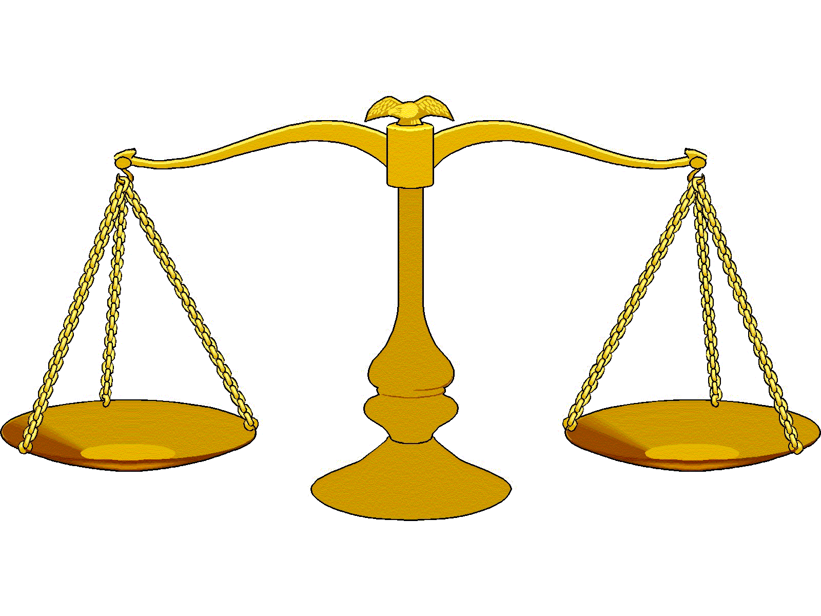 Balanced scales clipart
