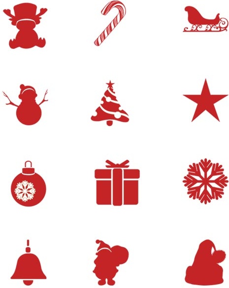Christmas social icons free vector download (20,168 Free vector ...