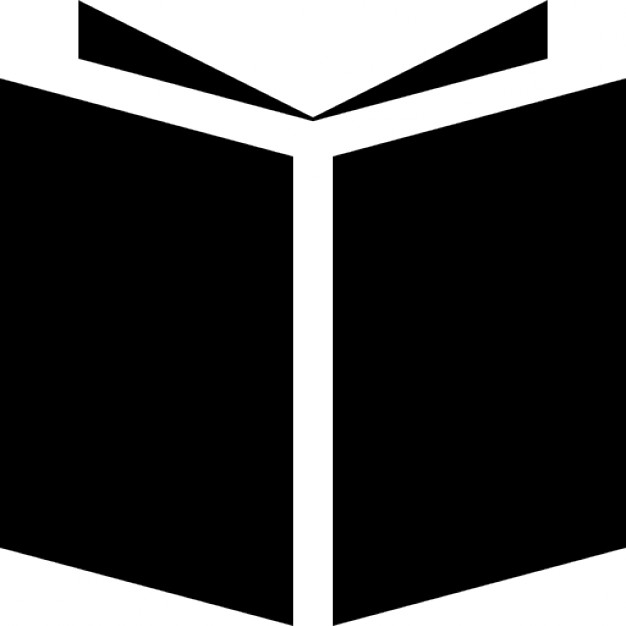 Open book black cover Icons | Free Download