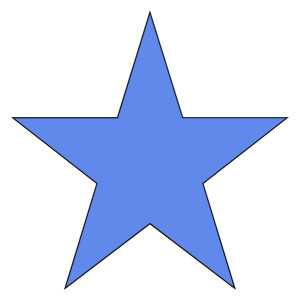 Blue Star Clip Art - Polyvore