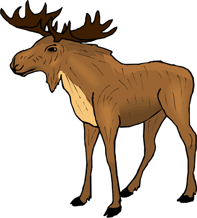 Moose Clipart Cartoon - Free Clipart Images