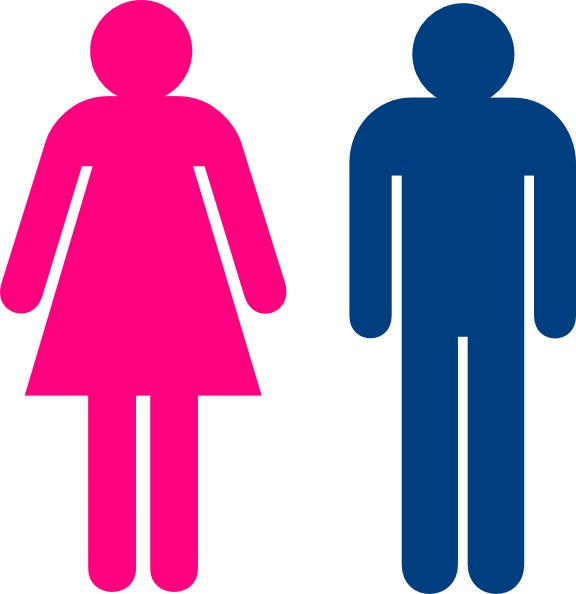1000+ images about Male and Female bathroom signs