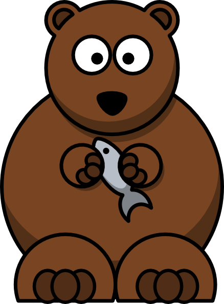 Cartoon Bear Clip Art - vector clip art online ...
