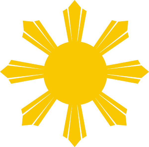 Pics For > Filipino Sun And Stars Outline