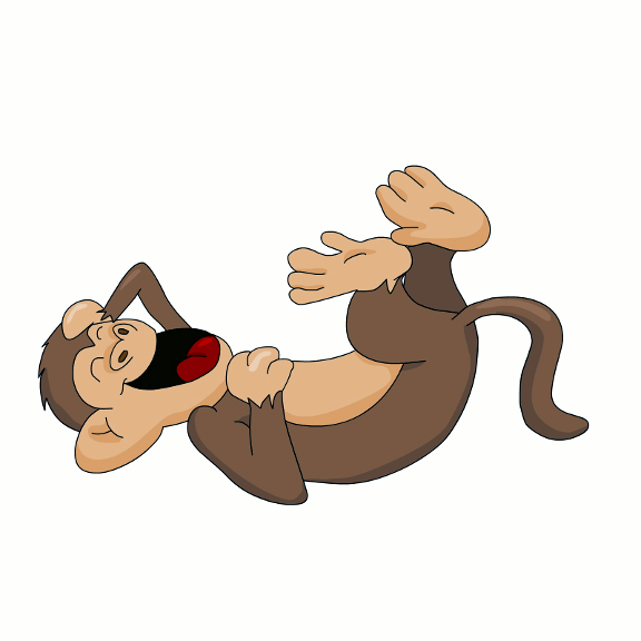 Animals For > Monkey Laughing Cartoon
