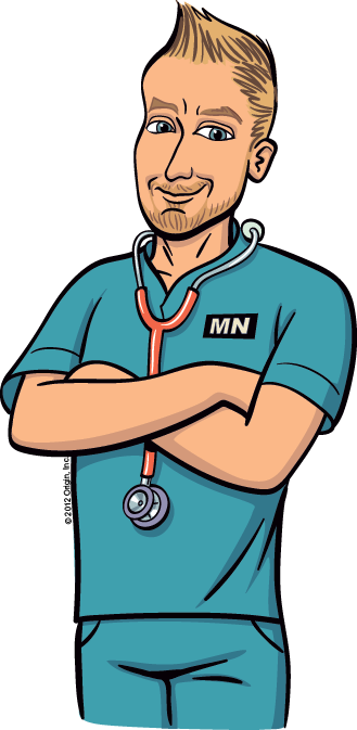 Male Nurse Cartoon Clipart